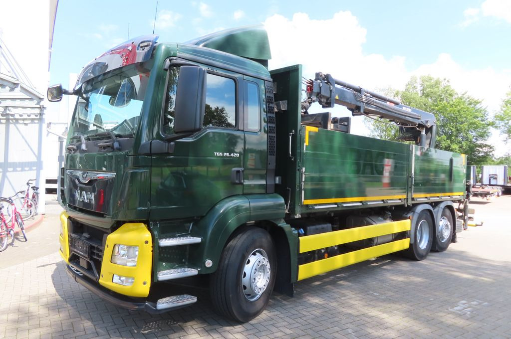 MAN TGX 26.500 6x2 - Baustoff - HIAB Kran - Грузовик бортовой/ Платформа, Автоманипулятор: фото 1 MAN TGX 26.500 6x2 - Baustoff - HIAB Kran - Грузовик бортовой/ Платформа, Автоманипулятор: фото 1