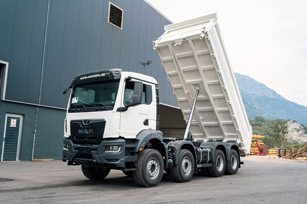 MAN TGS 35.470 BB 8X4 3-Seiten-Kipper EuromixMTP - Самосвал: фото 1 MAN TGS 35.470 BB 8X4 3-Seiten-Kipper EuromixMTP - Самосвал: фото 1