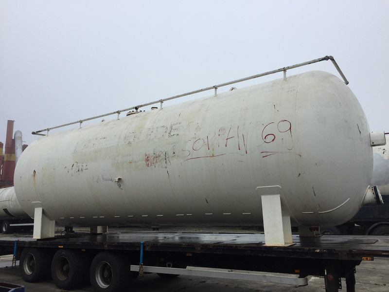 Van Hool Open flatbed trailer Stationary tank 50m3 - Gas, Gaz, LPG, GPL, Propane, Butane ID 1.1 - Полуприцеп-цистерна: фото 2 Van Hool Open flatbed trailer Stationary tank 50m3 - Gas, Gaz, LPG, GPL, Propane, Butane ID 1.1 - Полуприцеп-цистерна: фото 2