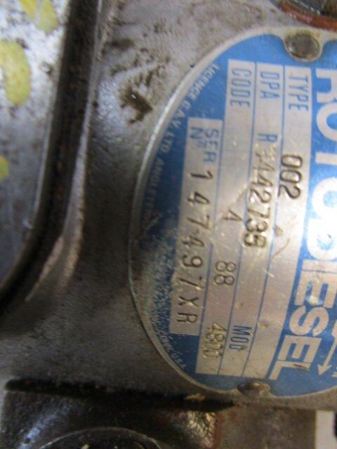 CAV ROTO DPA DIESEL FUEL INJECTION PUMP TYPE 002 P/NO 3442735 - Подготовка топлива для Грузовиков: фото 2 CAV ROTO DPA DIESEL FUEL INJECTION PUMP TYPE 002 P/NO 3442735 - Подготовка топлива для Грузовиков: фото 2