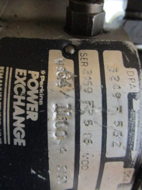 CAV ROTO PERKINS DPA DIESEL FUEL INJECTION PUMP TYPE 3249F332 - Подготовка топлива для Грузовиков: фото 2 CAV ROTO PERKINS DPA DIESEL FUEL INJECTION PUMP TYPE 3249F332 - Подготовка топлива для Грузовиков: фото 2
