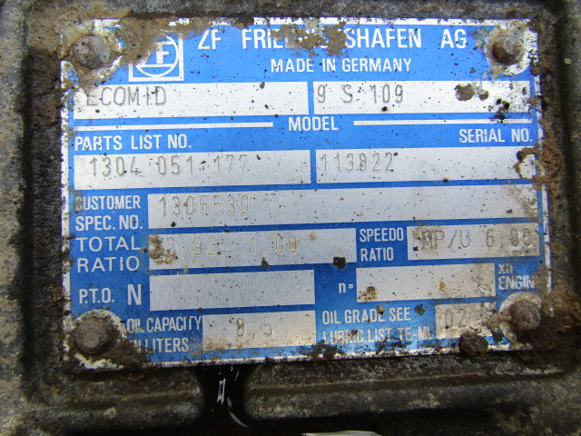 DAF 75 ZF ECOMID GEARBOX TYPE 95109 - Коробка передач для Грузовиков: фото 3 DAF 75 ZF ECOMID GEARBOX TYPE 95109 - Коробка передач для Грузовиков: фото 3