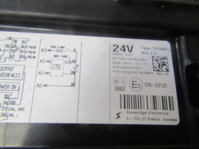 DAF LF 220 EURO 6 DIGITAL TACHO EXAKT DUO TYPE S1-5000 - Кабина и интерьер для Грузовиков: фото 2 DAF LF 220 EURO 6 DIGITAL TACHO EXAKT DUO TYPE S1-5000 - Кабина и интерьер для Грузовиков: фото 2