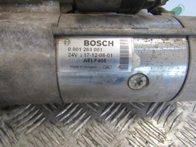 DAF LF 45 EURO 5 STARTER MOTOR ‘BOSCH’ P/NO 0-001263001 - Электрическая система для Грузовиков: фото 2 DAF LF 45 EURO 5 STARTER MOTOR ‘BOSCH’ P/NO 0-001263001 - Электрическая система для Грузовиков: фото 2