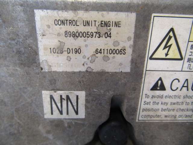 ISUZU NQR ENGINE CONTROL UNIT P/NO 8980005973 04 - Блок управления для Грузовиков: фото 2 ISUZU NQR ENGINE CONTROL UNIT P/NO 8980005973 04 - Блок управления для Грузовиков: фото 2