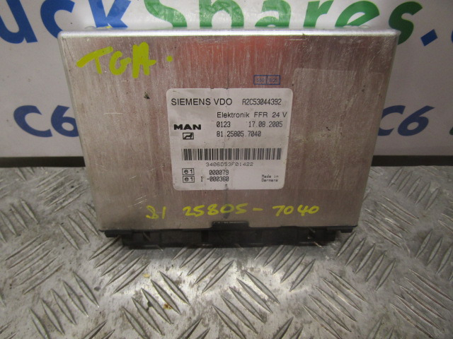 MAN TGA ELECTRONIC FFR UNIT P/NO 81.25805.7040 - Электрическая система для Грузовиков: фото 1 MAN TGA ELECTRONIC FFR UNIT P/NO 81.25805.7040 - Электрическая система для Грузовиков: фото 1