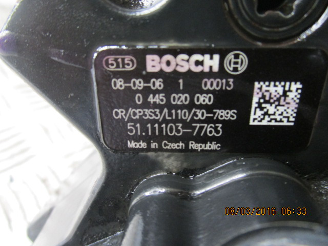 MAN TGM DO836 HIGH PRESSURE FUEL PUMP 0445020060 - Подготовка топлива для Грузовиков: фото 2 MAN TGM DO836 HIGH PRESSURE FUEL PUMP 0445020060 - Подготовка топлива для Грузовиков: фото 2