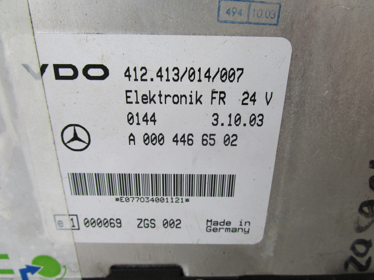 MERCEDES ATEGO FR ECU P/NO A0004466502 - Блок управления для Грузовиков: фото 2 MERCEDES ATEGO FR ECU P/NO A0004466502 - Блок управления для Грузовиков: фото 2