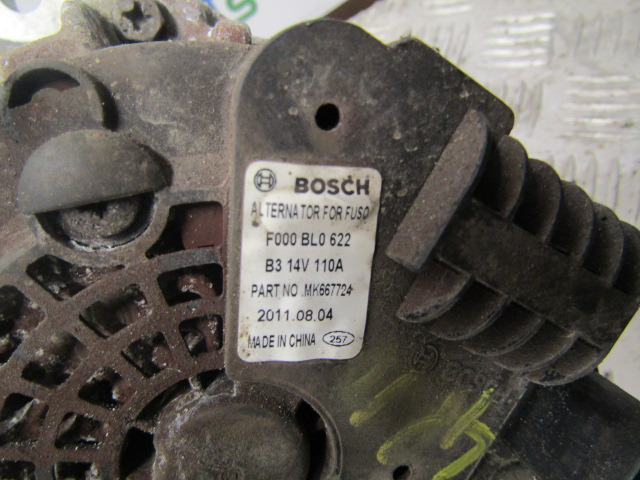MITSUBISHI FUSO 75C BOSCH ALTERNATOR P/NO MK667724 - Электрическая система для Грузовиков: фото 2 MITSUBISHI FUSO 75C BOSCH ALTERNATOR P/NO MK667724 - Электрическая система для Грузовиков: фото 2