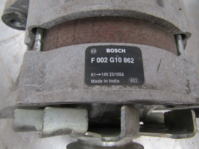 SCHMIDT SWINGO BOSCH ALTERNATOR P/NO F.002 G10 862 - Электрическая система для Грузовиков: фото 3 SCHMIDT SWINGO BOSCH ALTERNATOR P/NO F.002 G10 862 - Электрическая система для Грузовиков: фото 3