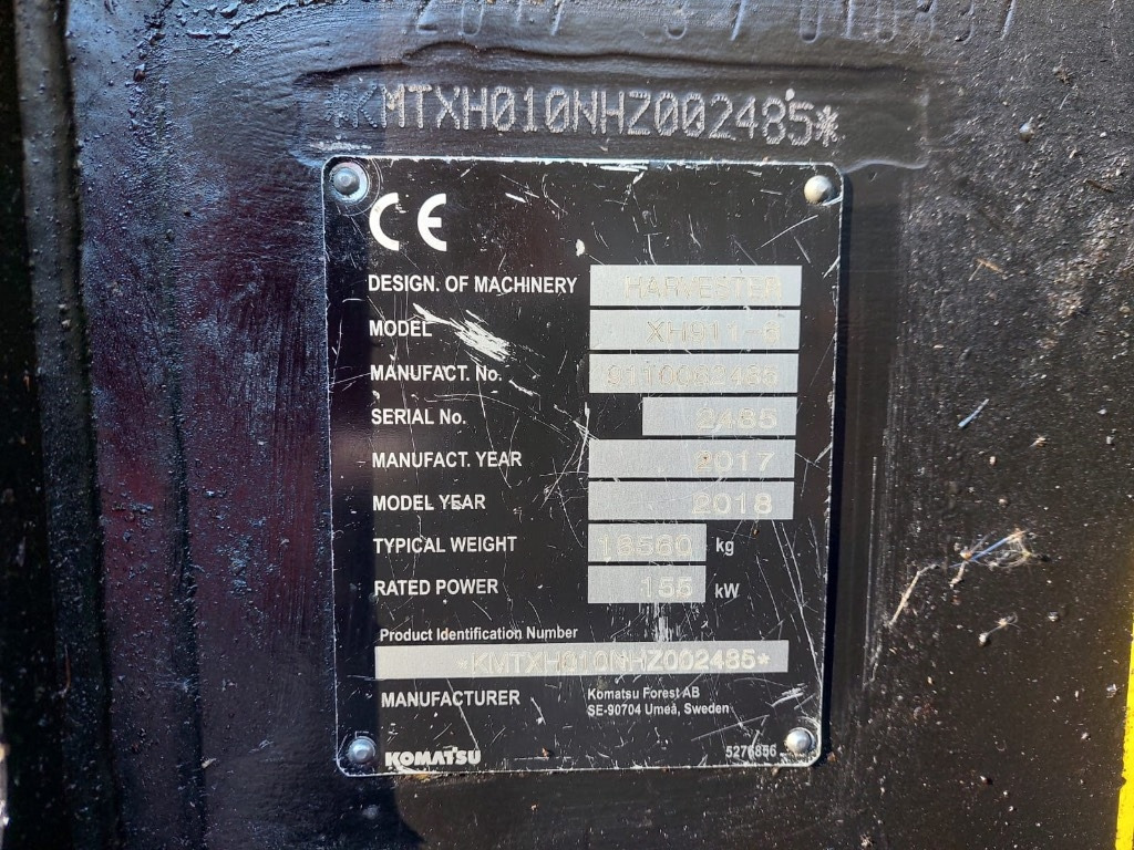 Komatsu 911 - Харвестер: фото 2 Komatsu 911 - Харвестер: фото 2