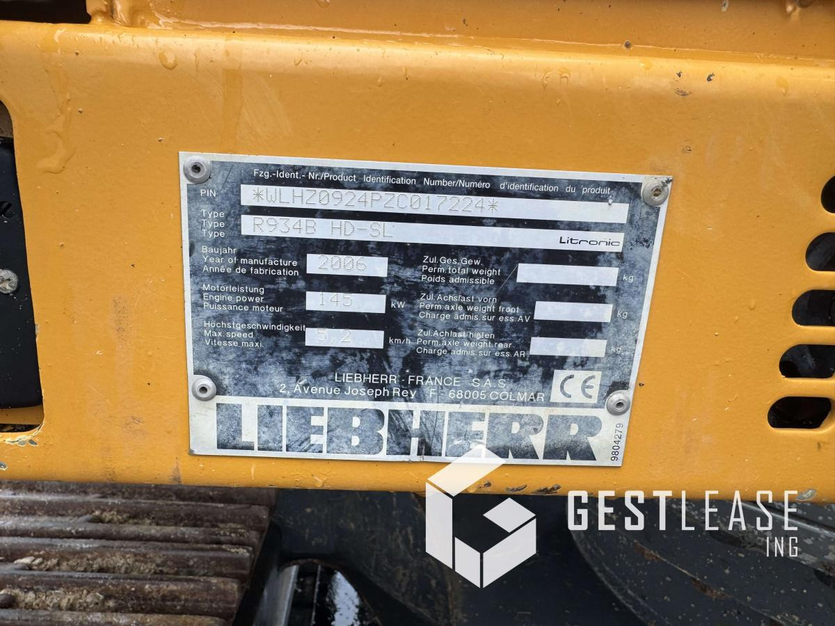 Гусеничный экскаватор Liebherr R934B HDSL: фото 9