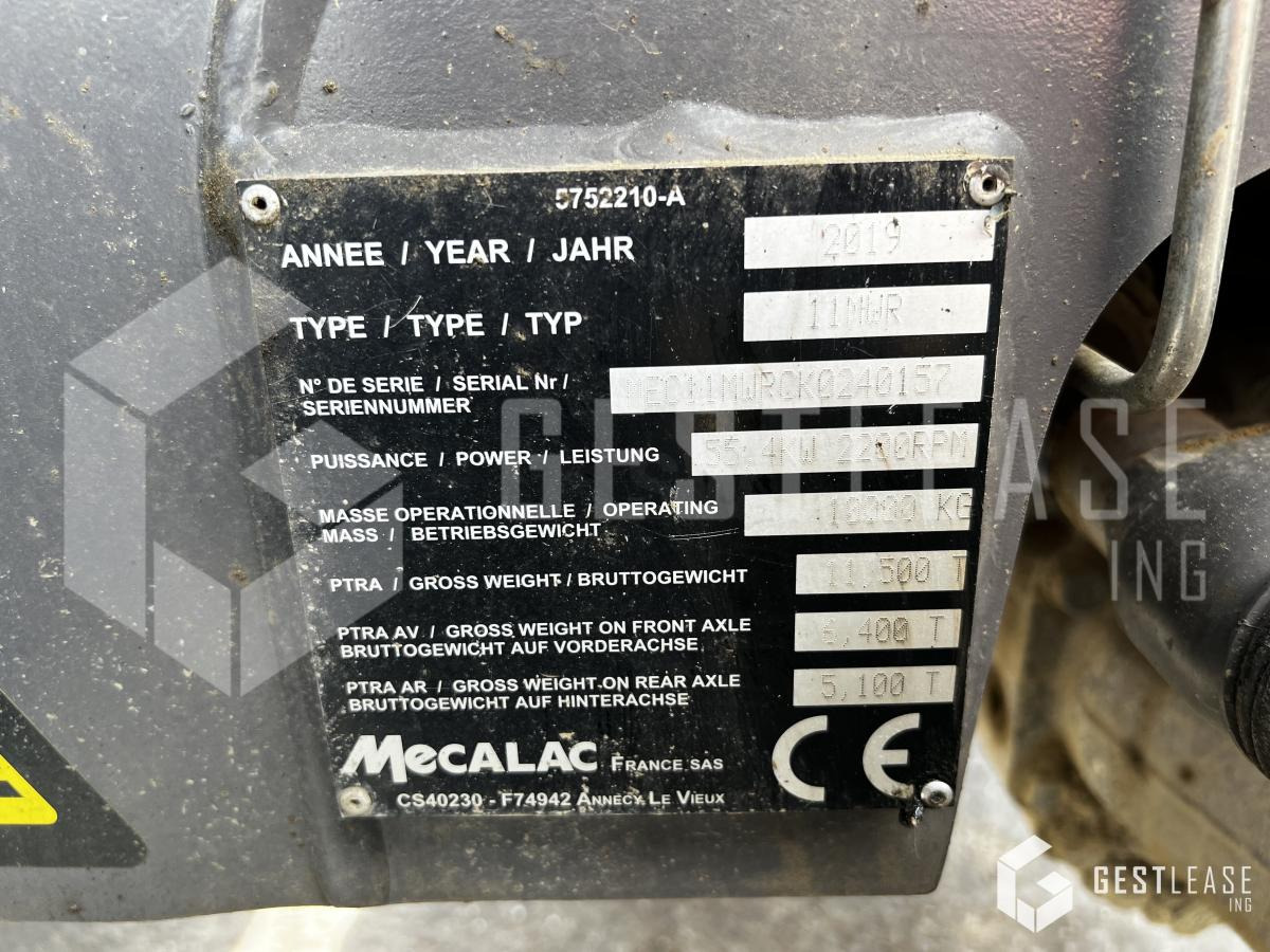 Mecalac 11 MWR - Колёсный экскаватор: фото 5 Mecalac 11 MWR - Колёсный экскаватор: фото 5