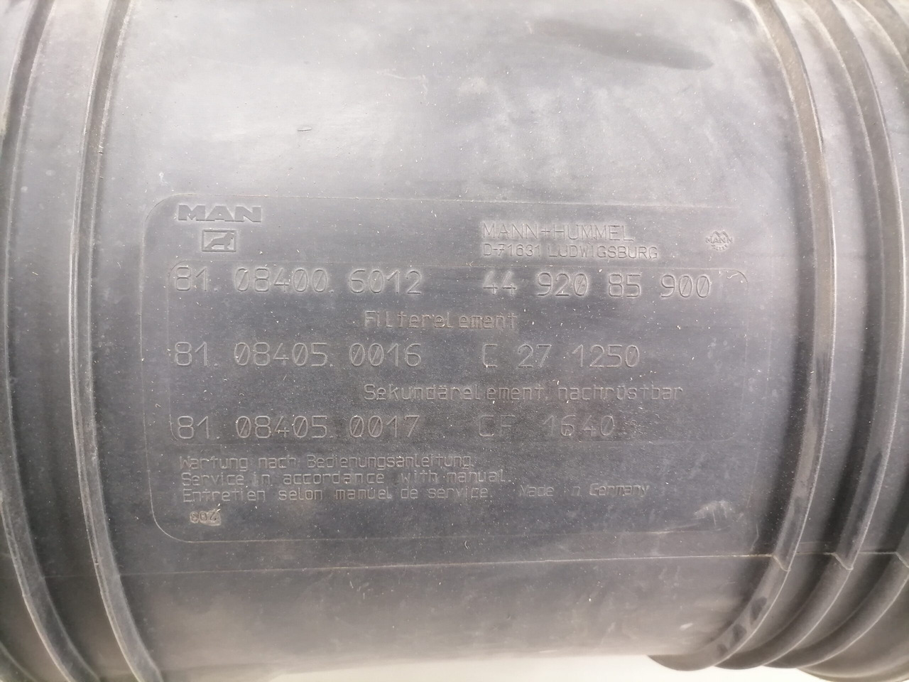 MAN Air filter housing 81084006012 - Система впуска для Грузовиков: фото 2 MAN Air filter housing 81084006012 - Система впуска для Грузовиков: фото 2