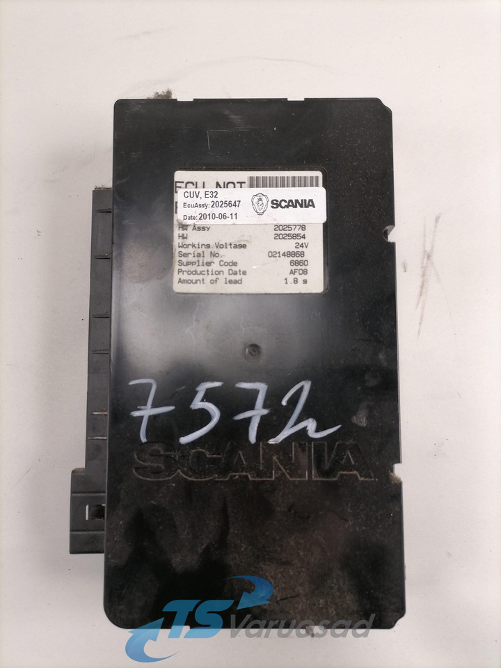 Scania Ecu, VIS 2025647 - Блок управления для Грузовиков: фото 3 Scania Ecu, VIS 2025647 - Блок управления для Грузовиков: фото 3