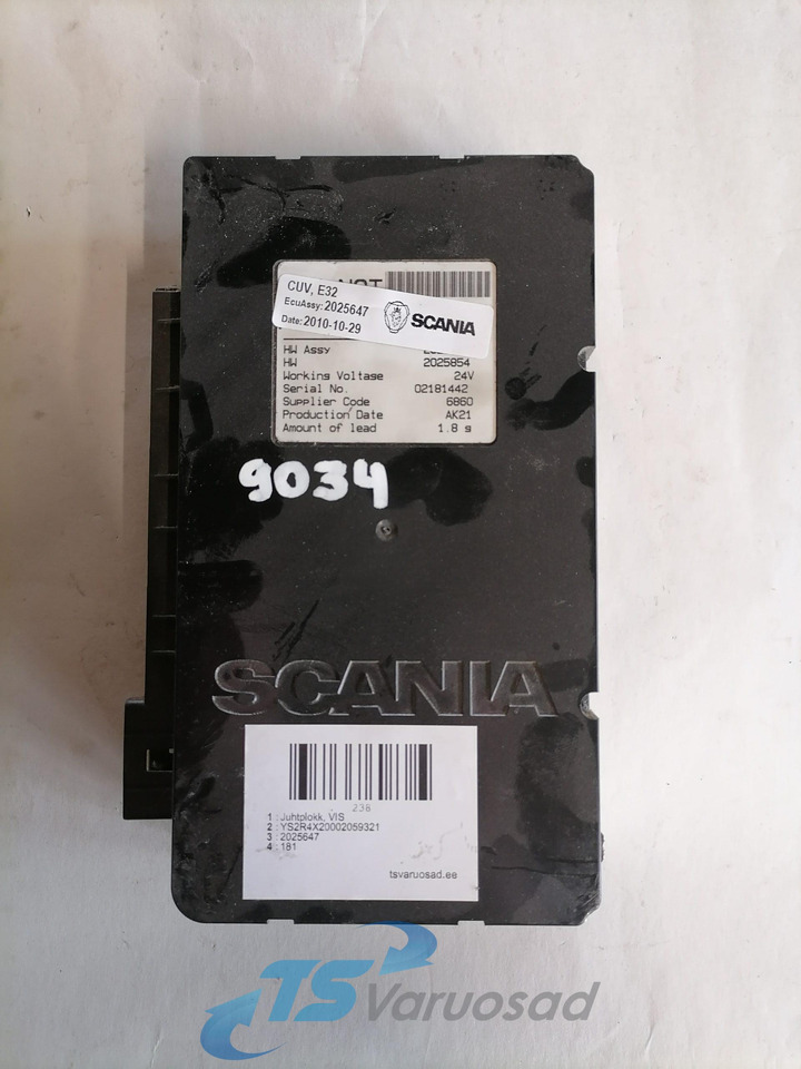 Scania Ecu, VIS 2025647 - Блок управления для Грузовиков: фото 2 Scania Ecu, VIS 2025647 - Блок управления для Грузовиков: фото 2