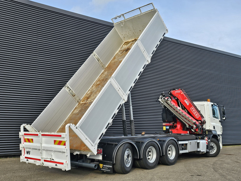 Крюковой мультилифт, Автоманипулятор DAF CF 530 8x4-4 / FASSI 27.5 t/m CRANE + TIPPER: фото 9