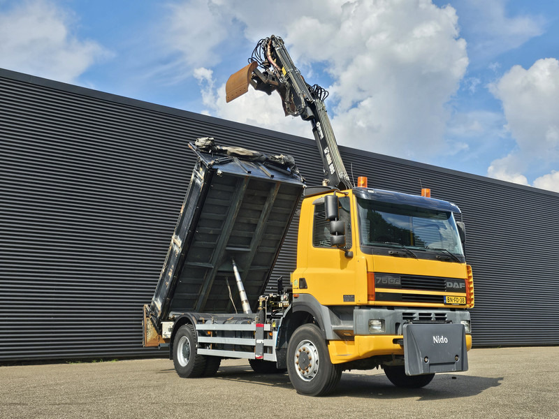 DAF CF 75.250 4X4 / HIAB CRANE + TIPPER / MANUAL / SPRING - Грузовик, Автоманипулятор: фото 4 DAF CF 75.250 4X4 / HIAB CRANE + TIPPER / MANUAL / SPRING - Грузовик, Автоманипулятор: фото 4