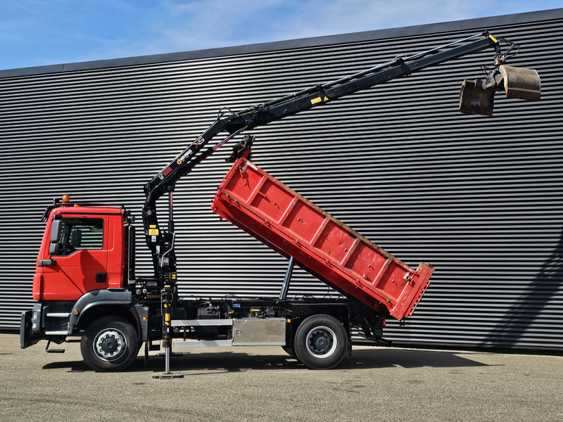 MAN TGM 18.250 / 4X4 / EEV / HIAB CRANE + TIPPER / SPRING - Грузовик, Автоманипулятор: фото 2 MAN TGM 18.250 / 4X4 / EEV / HIAB CRANE + TIPPER / SPRING - Грузовик, Автоманипулятор: фото 2