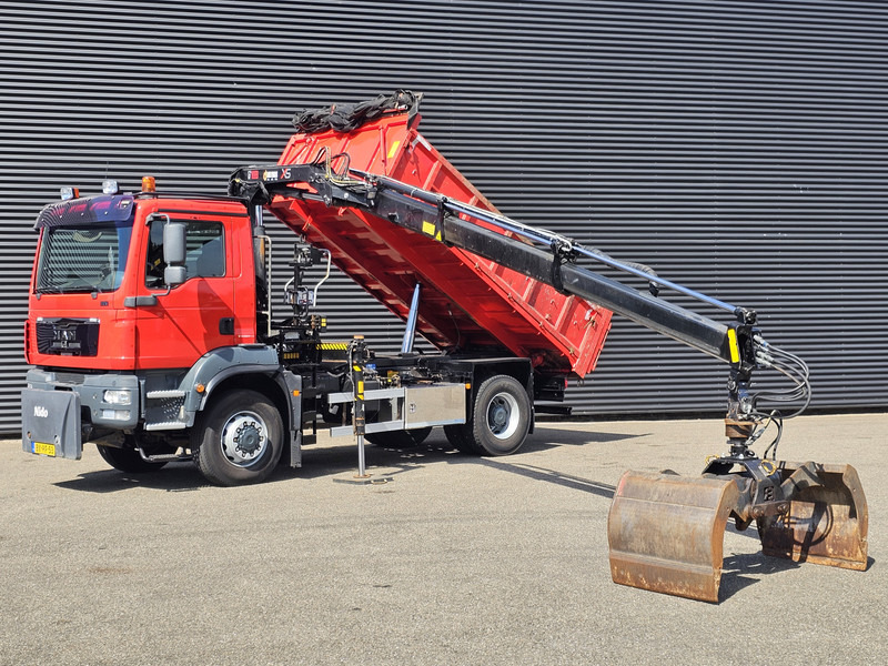 MAN TGM 18.250 / 4X4 / EEV / HIAB CRANE + TIPPER / SPRING - Грузовик, Автоманипулятор: фото 3 MAN TGM 18.250 / 4X4 / EEV / HIAB CRANE + TIPPER / SPRING - Грузовик, Автоманипулятор: фото 3