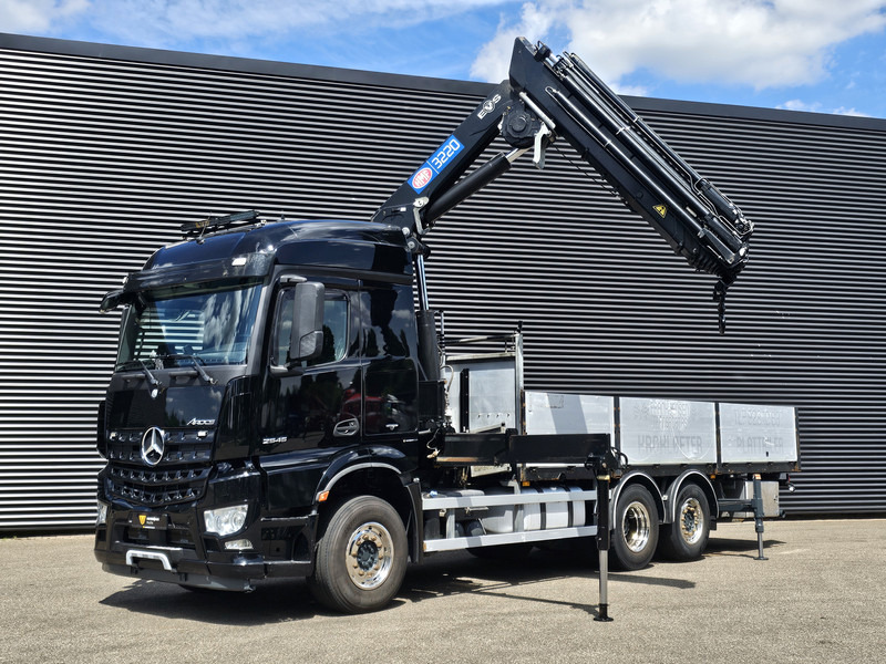 Mercedes-Benz Arocs 2545 6x2 / HMF 32 t/m CRANE / KRAN - Грузовик бортовой/ Платформа, Автоманипулятор: фото 2 Mercedes-Benz Arocs 2545 6x2 / HMF 32 t/m CRANE / KRAN - Грузовик бортовой/ Платформа, Автоманипулятор: фото 2
