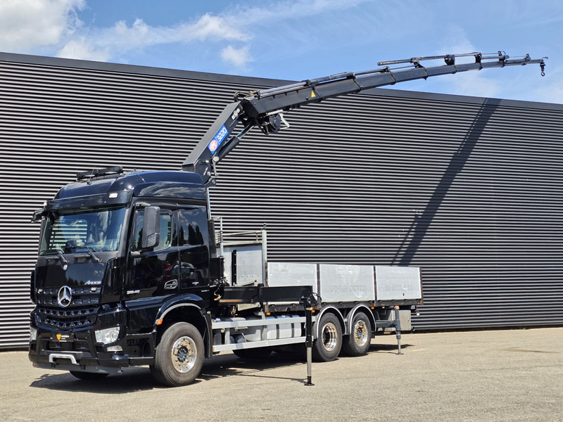 Mercedes-Benz Arocs 2545 6x2 / HMF 32 t/m CRANE / KRAN - Грузовик бортовой/ Платформа, Автоманипулятор: фото 1 Mercedes-Benz Arocs 2545 6x2 / HMF 32 t/m CRANE / KRAN - Грузовик бортовой/ Платформа, Автоманипулятор: фото 1