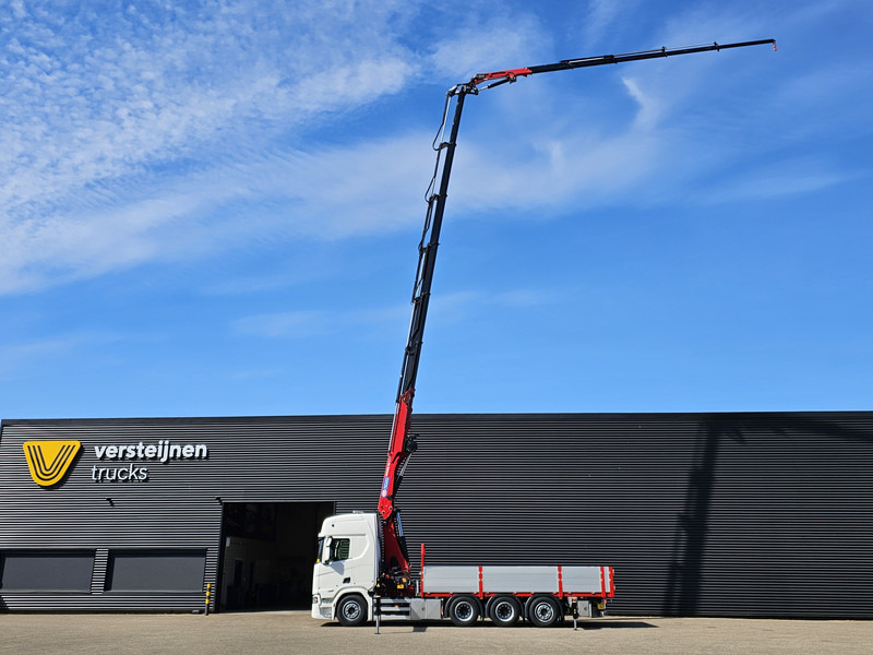 Scania 560R / HMF 50 t/m - JIB / LIER - Грузовик бортовой/ Платформа, Автоманипулятор: фото 4 Scania 560R / HMF 50 t/m - JIB / LIER - Грузовик бортовой/ Платформа, Автоманипулятор: фото 4