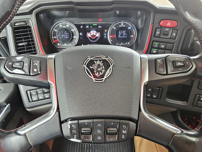 Тягач Scania R580 V8 XT / 6x2 BOOGIE / RETARDER / HYDRAULIC / 80T: фото 14
