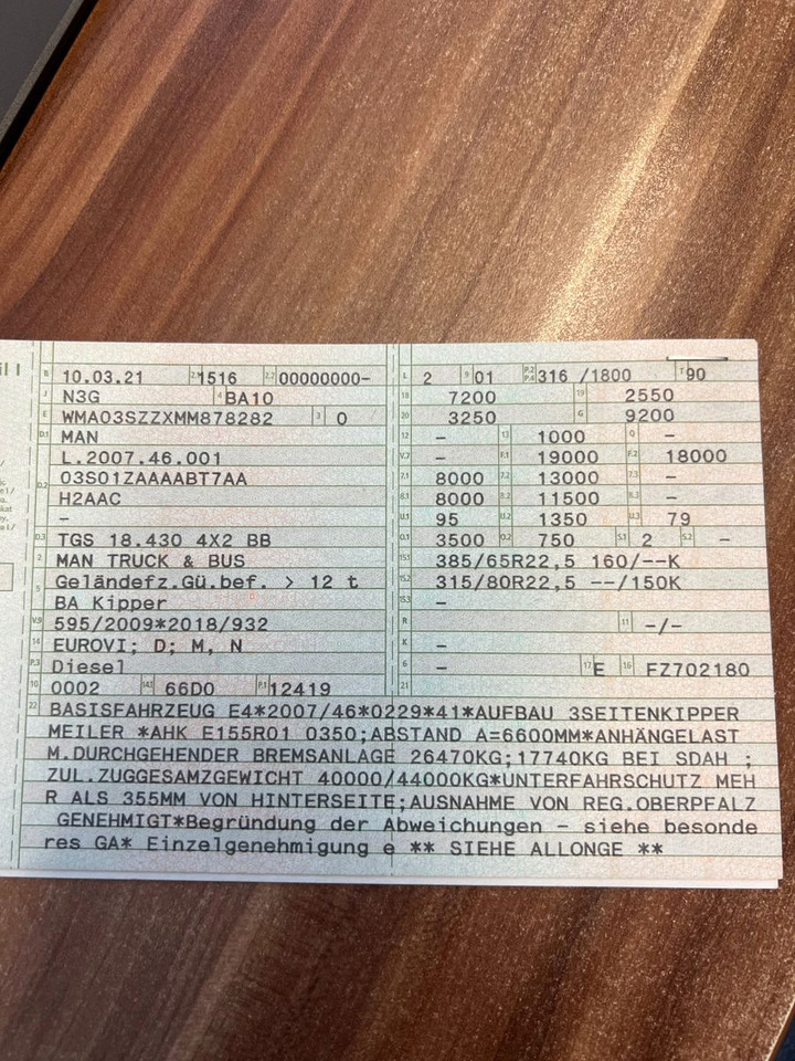 MAN 18.430 4X2 Meiller 3. Seitenkipper Top Zustand - Самосвал: фото 2 MAN 18.430 4X2 Meiller 3. Seitenkipper Top Zustand - Самосвал: фото 2