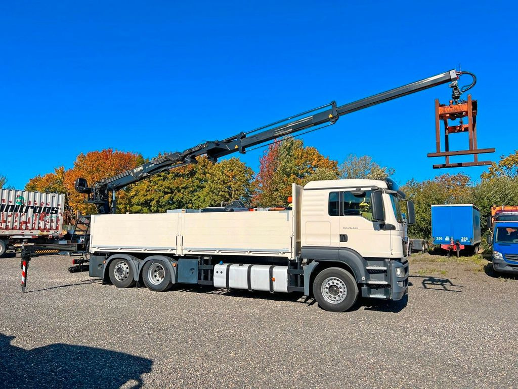 MAN 26.480 6X2 Baustoff mit Kran HIAB Top Zustand - Автоманипулятор, Грузовик бортовой/ Платформа: фото 2 MAN 26.480 6X2 Baustoff mit Kran HIAB Top Zustand - Автоманипулятор, Грузовик бортовой/ Платформа: фото 2