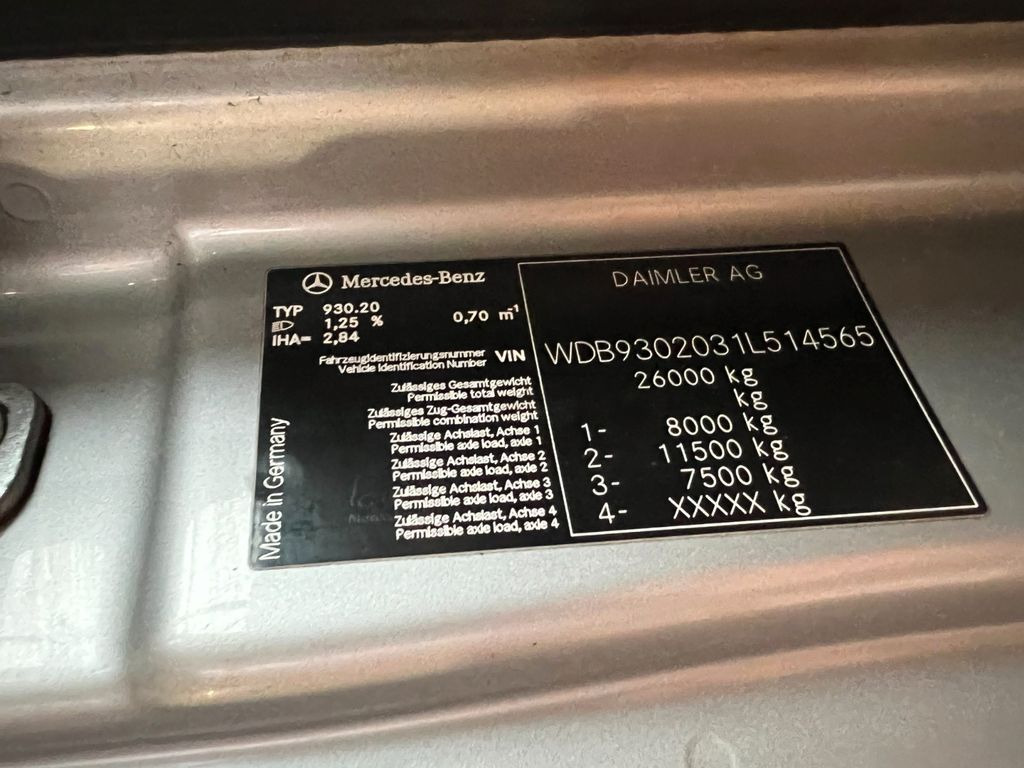 Mercedes-Benz 2541 6X2 VDL Abroller mit Hydr. Verriegelung - Крюковой мультилифт: фото 3 Mercedes-Benz 2541 6X2 VDL Abroller mit Hydr. Verriegelung - Крюковой мультилифт: фото 3