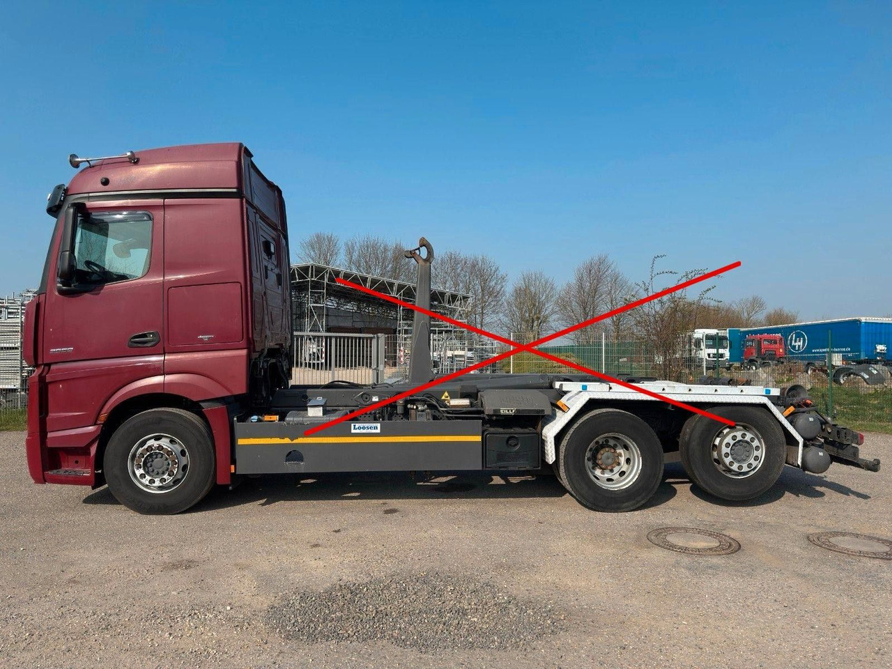 Mercedes-Benz 2558 6x2 Fahrgestell Chassis | Retarder | Klima - Грузовик-шасси: фото 4 Mercedes-Benz 2558 6x2 Fahrgestell Chassis | Retarder | Klima - Грузовик-шасси: фото 4