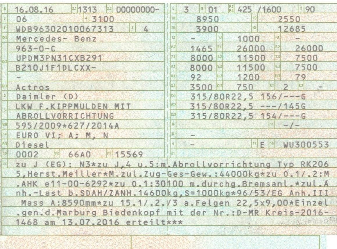 Mercedes-Benz 2558 6x2 Fahrgestell Chassis | Retarder | Klima - Грузовик-шасси: фото 2 Mercedes-Benz 2558 6x2 Fahrgestell Chassis | Retarder | Klima - Грузовик-шасси: фото 2