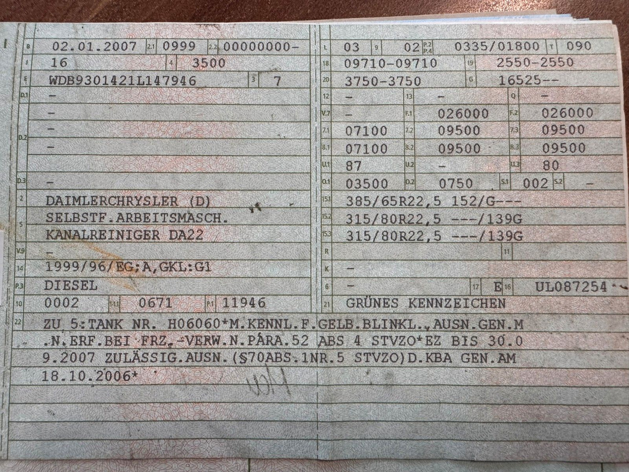 Mercedes-Benz 2646 6X4 Hellmers Saug Druck Spülwagen Retarder - Ассенизатор: фото 3 Mercedes-Benz 2646 6X4 Hellmers Saug Druck Spülwagen Retarder - Ассенизатор: фото 3