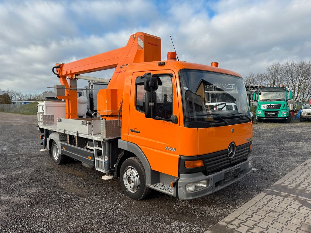 Грузовик с подъемником, Фургон Mercedes-Benz 815 4x2 Hubarbeitsbühne Wumag  170 high 17 m: фото 12