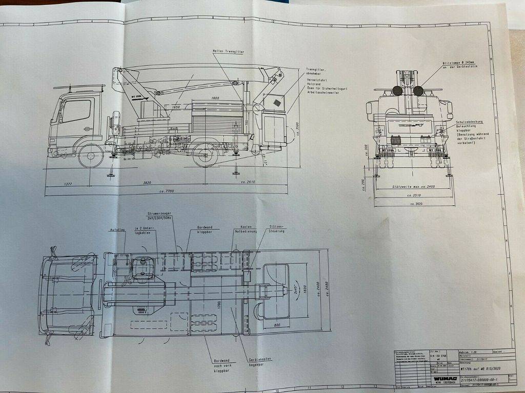 Mercedes-Benz 815 4x2 Hubarbeitsbühne Wumag 170 high 17 m Mercedes-Benz 815 4x2 Hubarbeitsbühne Wumag 170 high 17 m - Грузовик с подъемником, Фургон: фото 5 Mercedes-Benz 815 4x2 Hubarbeitsbühne Wumag 170 high 17 m Mercedes-Benz 815 4x2 Hubarbeitsbühne Wumag 170 high 17 m - Грузовик с подъемником, Фургон: фото 5