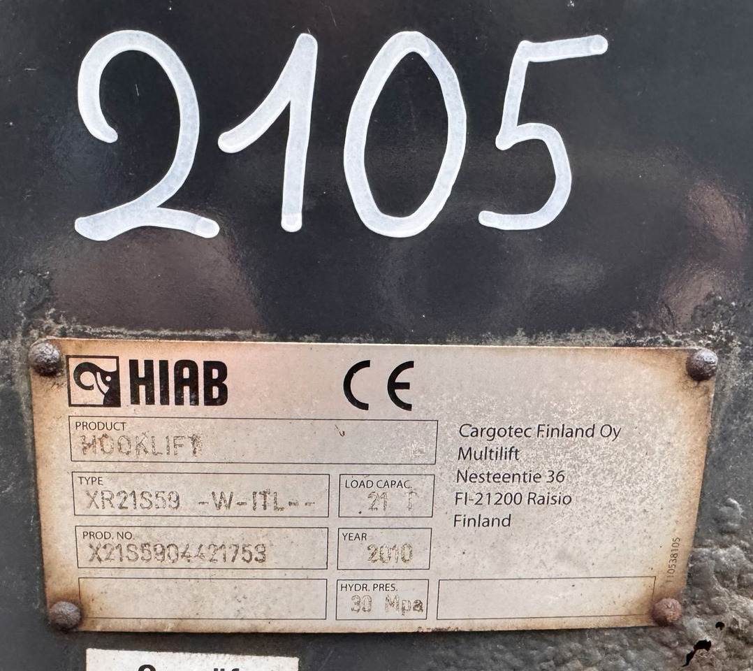 Other Multilift XR 21 Abrollaufbau - Крюковой мультилифт: фото 2 Other Multilift XR 21 Abrollaufbau - Крюковой мультилифт: фото 2