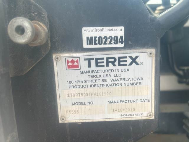 Terex RT555 - Короткобазный кран: фото 5 Terex RT555 - Короткобазный кран: фото 5