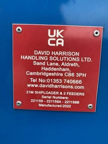 David Harrison Handling Solutions Ltd 21M Shiploader - Портовая техника: фото 4 David Harrison Handling Solutions Ltd 21M Shiploader - Портовая техника: фото 4