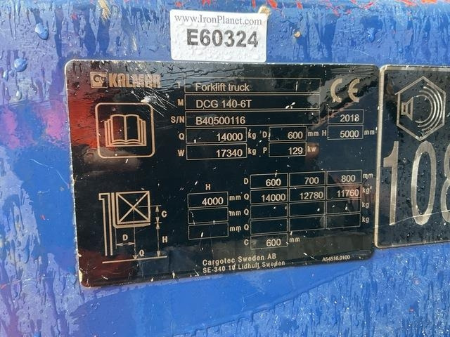 Kalmar DCG140-6T - Вилочный погрузчик: фото 5 Kalmar DCG140-6T - Вилочный погрузчик: фото 5
