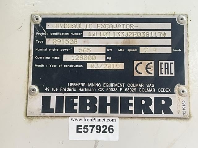 Liebherr R9150B - Гусеничный экскаватор: фото 5 Liebherr R9150B - Гусеничный экскаватор: фото 5