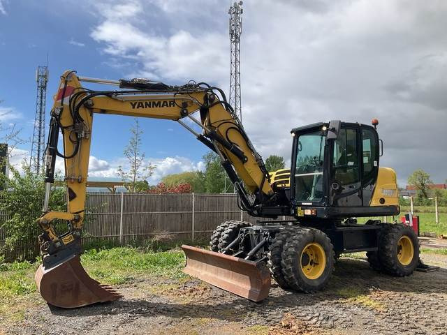 Yanmar B110W - Колёсный экскаватор: фото 1 Yanmar B110W - Колёсный экскаватор: фото 1