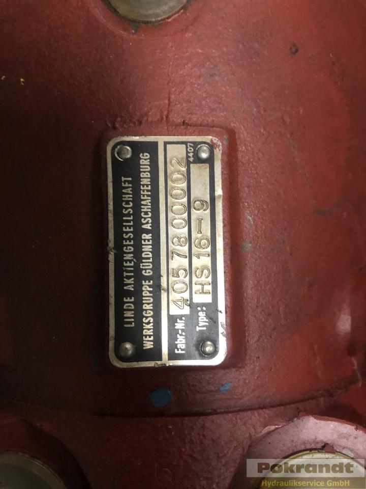 Linde HS 16-9 - Гидравлика: фото 2 Linde HS 16-9 - Гидравлика: фото 2