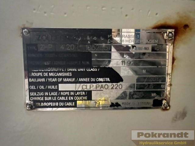 Zollern 2 Stck. Seilwinden ZHP 4.20 kpl. geprüft - Лебёдка: фото 4 Zollern 2 Stck. Seilwinden ZHP 4.20 kpl. geprüft - Лебёдка: фото 4