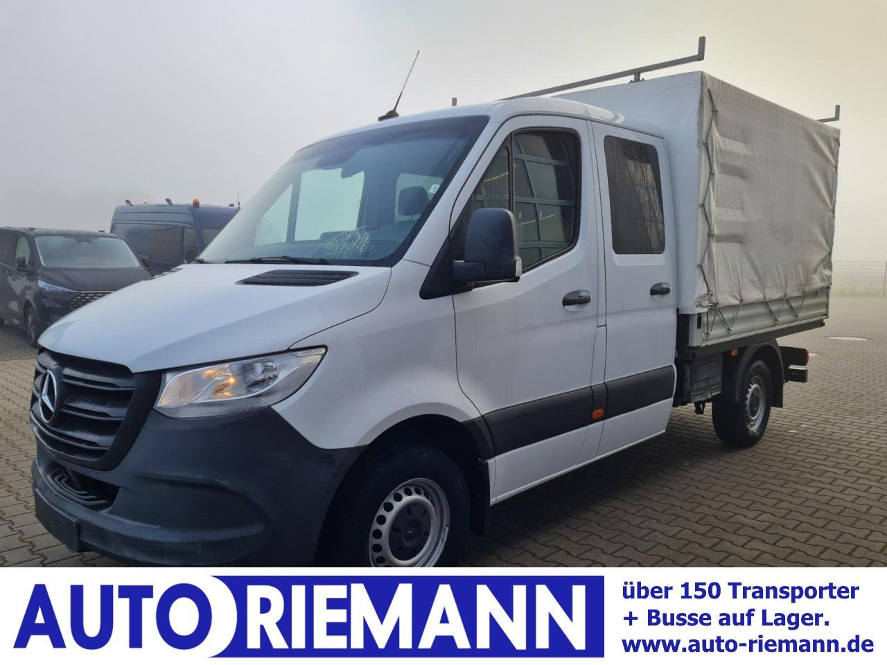 Mercedes-Benz Sprinter 314 DOKA MR RWD Plane AHK NAVI TACHOGRA - Тентованный фургон, Грузопассажирский фургон: фото 1 Mercedes-Benz Sprinter 314 DOKA MR RWD Plane AHK NAVI TACHOGRA - Тентованный фургон, Грузопассажирский фургон: фото 1