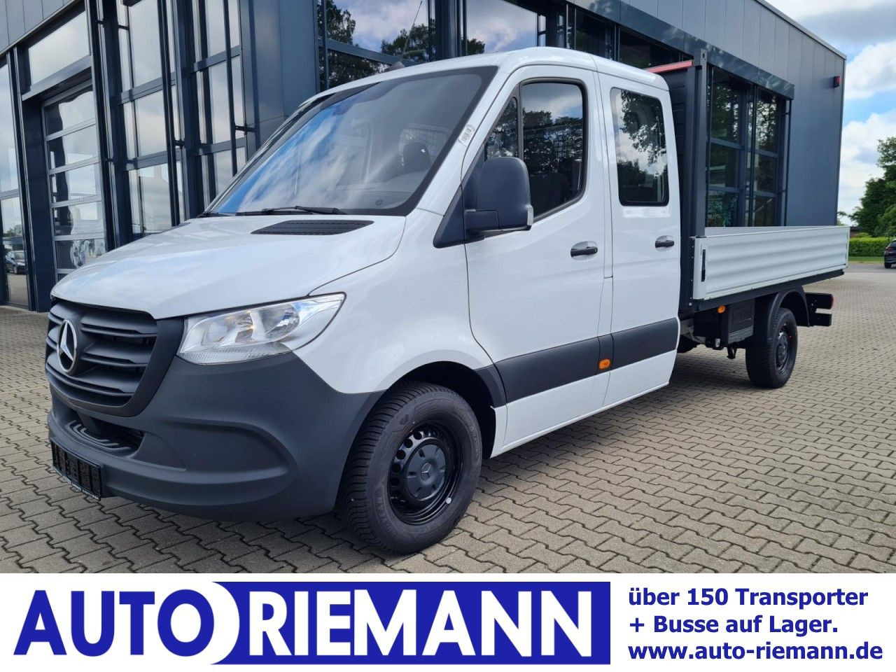 Малотоннажный бортовой грузовик, Грузопассажирский фургон Mercedes-Benz Sprinter 315 DOKA CDI Lang L3 RWD AHK 3,5t: фото 1