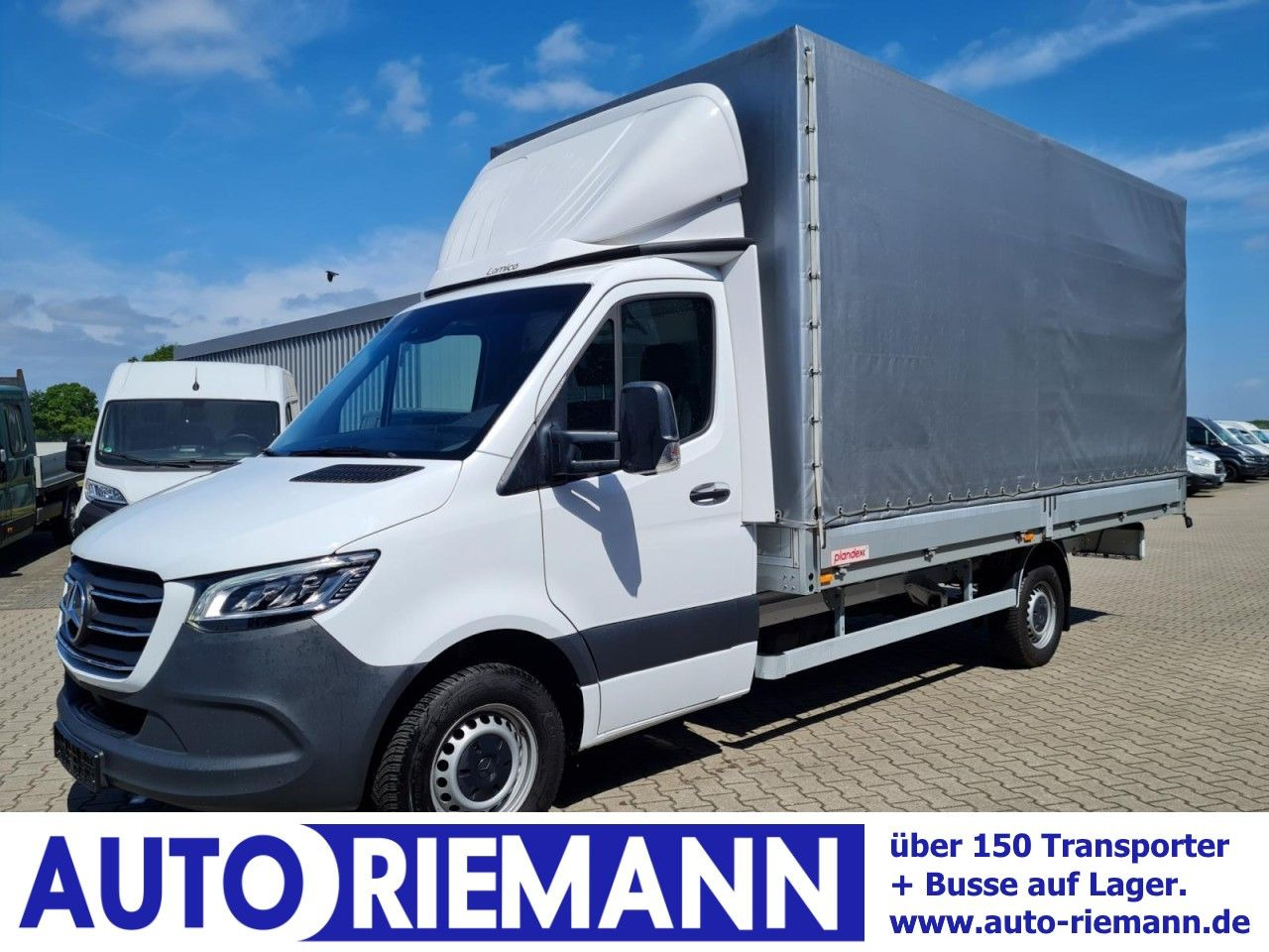Mercedes-Benz Sprinter 317 Pritsche Plane 10 Pal. RWD LED - Тентованный фургон: фото 1 Mercedes-Benz Sprinter 317 Pritsche Plane 10 Pal. RWD LED - Тентованный фургон: фото 1