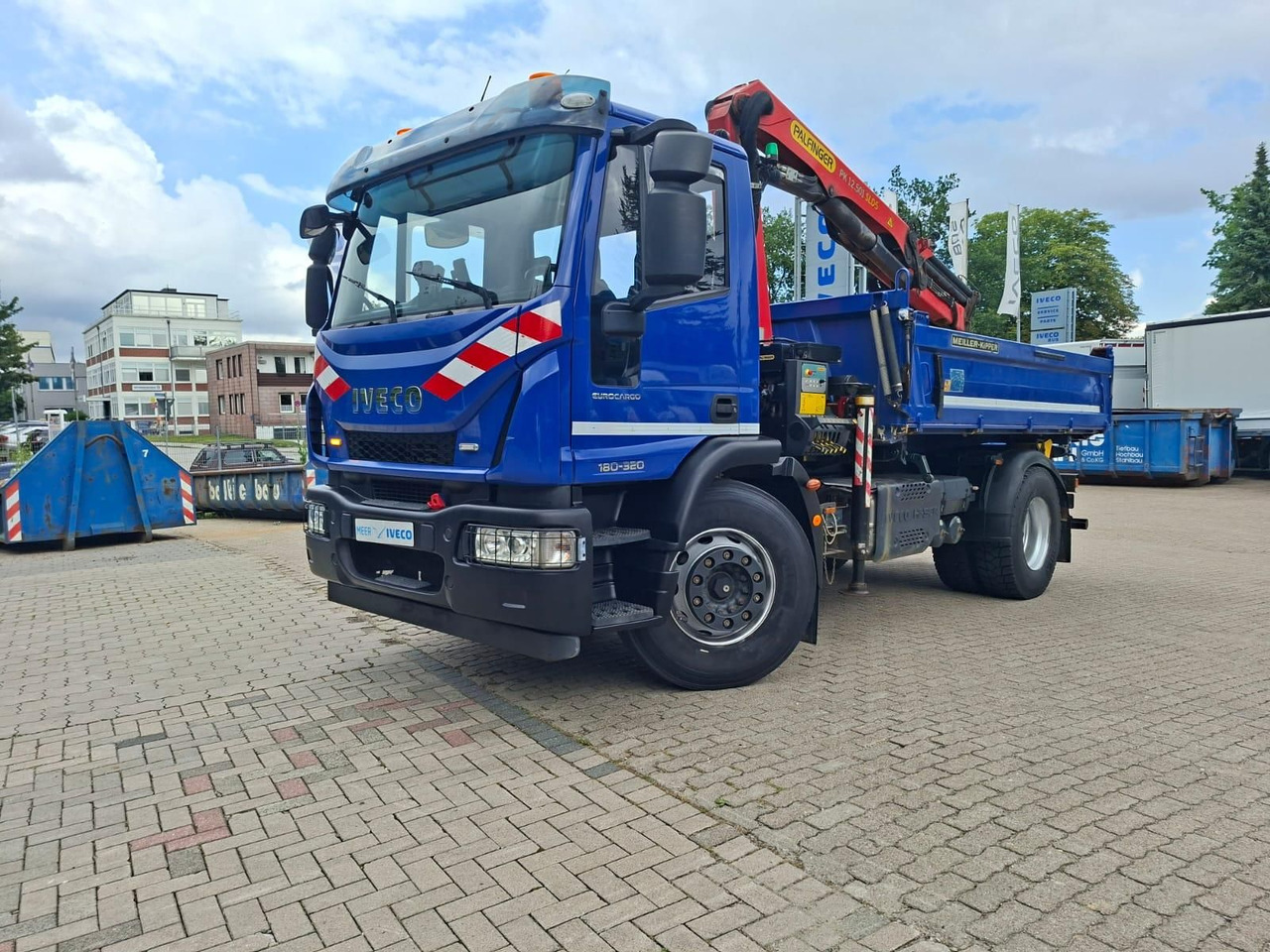 Iveco ML180E32K Meiler 3-Seitenkipper Kran 2x AHK - Самосвал, Автоманипулятор: фото 1 Iveco ML180E32K Meiler 3-Seitenkipper Kran 2x AHK - Самосвал, Автоманипулятор: фото 1