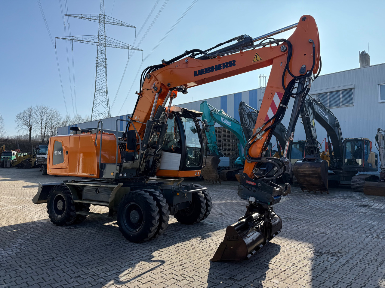 Колёсный экскаватор Liebherr A914 Mobilbagger OQ65 Klima: фото 7