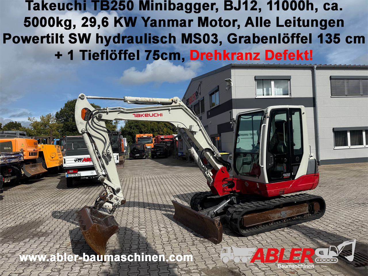 Takeuchi TB250 Minibagger Powertilt MS03 - Экскаватор: фото 1 Takeuchi TB250 Minibagger Powertilt MS03 - Экскаватор: фото 1